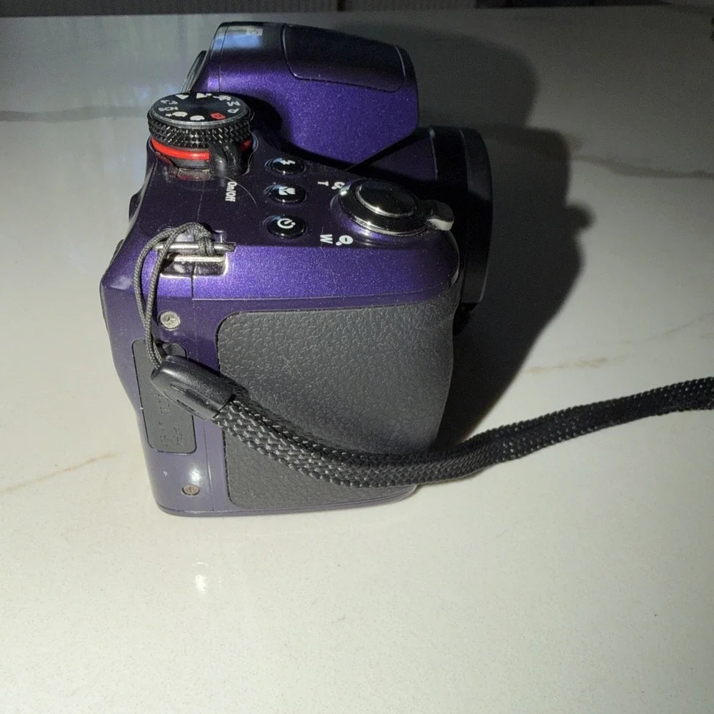 Kodak Easy Share Z 5120 16mp Digital Camera 26x Zoom+8gb SD UNTESTED Purple